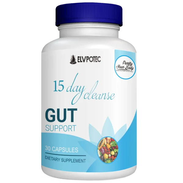 ELVPOTEC 30 Days Natural Colon Cleanse & Body Detox Capsules